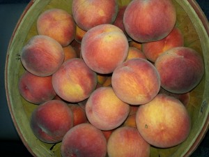peach half bushel                        